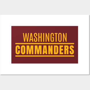 washington-commanders Posters and Art